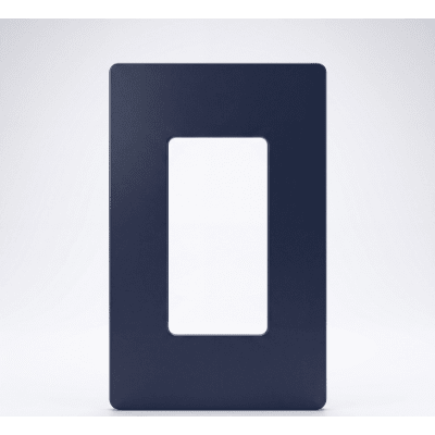 Tapa Color Deep Sea para interruptor o dimmer Lutron, 1 gang, limpio y moderno