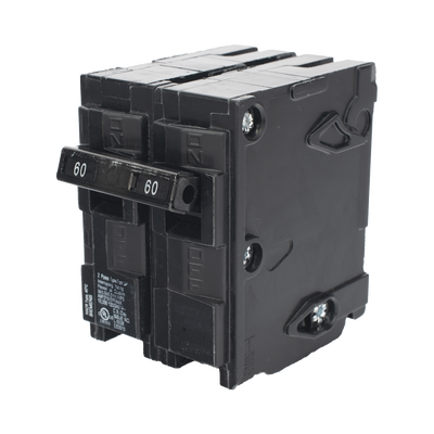 Interruptor automático enchufable tipo QP 2 polos, 60 amp