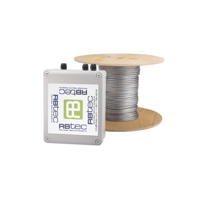 RBTEC IRONCLAD IROC1Z250V2 / Cable Sensor Perimetral Blindado / 75 m (246 ft) / 1 Zona / Deteccion por Vibracion / Sin Falsas Alarmas / Tarjeta LPU400 / Calibracion por Software