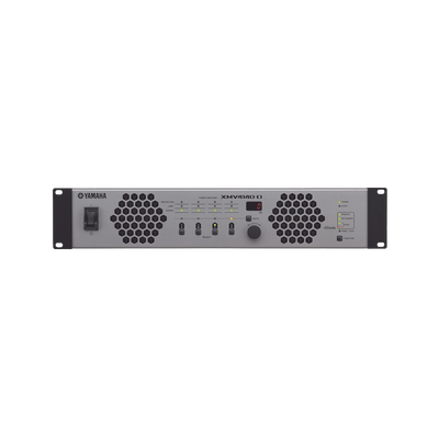 Amplificador de Audio Multicanal con Conexión Análoga | DANTE | 4 Canales, 140W | 8 OHMS | 70/100V