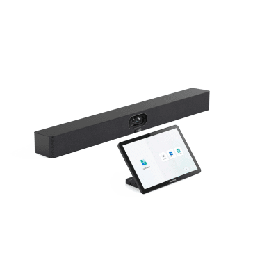 Barra de Videoconferencia Yealink A40 para Salas Medianas con Android 13 Integrado para Microsoft Teams - No Requiere PC - Incluye Panel Touch