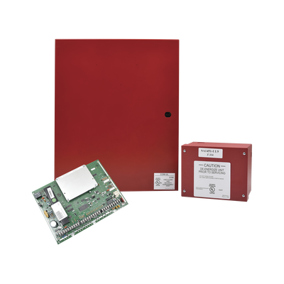 Panel Hibrido de Incendio e Intrusión, 8 Particiones, Hasta 250 Zonas, Compatible con AlarmNet y Total Connect