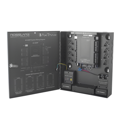 Controlador de acceso para 4 lectoras / Expandible a 56 Lectoras / Compatible con Sistema de Elevadores / 100,000 Usuarios