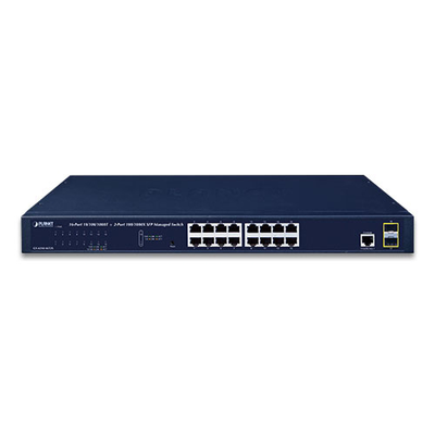 Switch Administrable Capa 2, 16 Puertos 10/100/1000T, 2 Puertos SFP 100/1G/2.5G, Administración Remota con CloudNMS