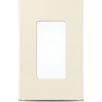 Tapa Color Biscuit para interruptor o dimmer Lutron, 1 gang, limpio y moderno