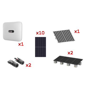 Kit Solar Interconexion  / 6 kW  220Vca / Inversor HUAWEI/ Montaje Incluido  
