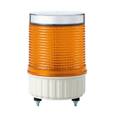 Luz LED destellante IP65, recargable solar en color Ámbar