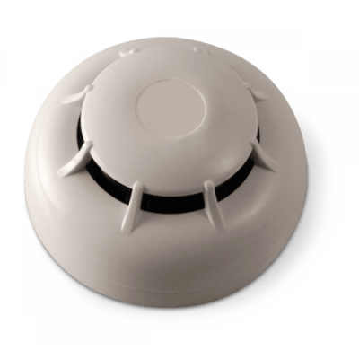 Detector de Humo Óptico Convencional | Serie IRIS | Tecnología Versa++ | 4 Sensibilidades Programables 0.08-0.15 dB/m | Compensación de Suciedad 