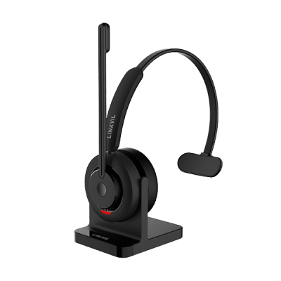 Auriculares Bluetooth / Micrófono Omnidireccional / Cancelación de Ruido AI ENC / Busylight Integrado / Bluetooth 5.4 Multipunto / Batería 400 mAh / 22 Horas Llamadas / Compatible VoIP