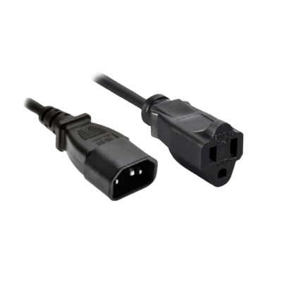 Cable de Alimentación / Enchufe C14/US / 60 cm (23.6 in) / Negro / Compatible NEO