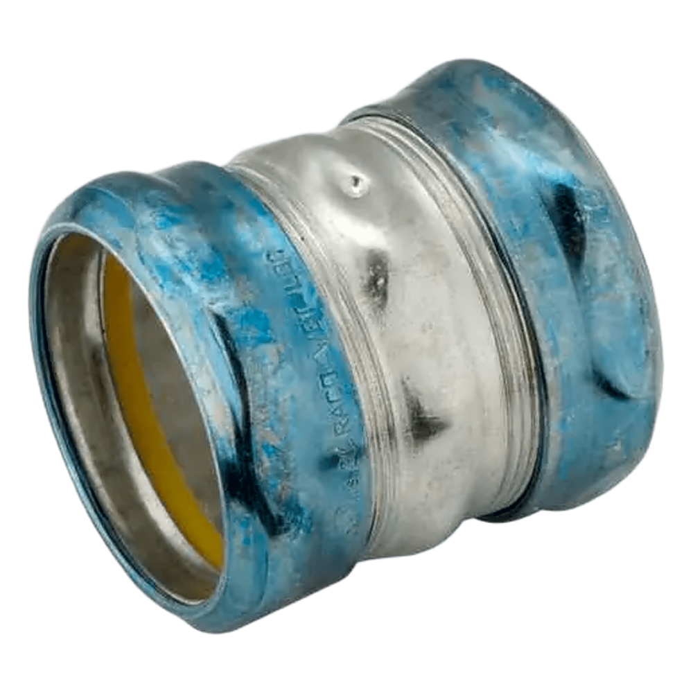Acople de Compresión Raintight EMT 2 pulgadas / Construcción en Acero / Protección contra Corrosión / Zinc-Electrogalvanizado / Ubicación Húmeda / cULus Listed
