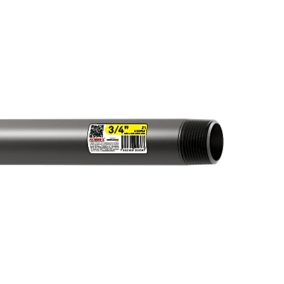 Tubería Conduit Pared Gruesa de Acero Galvanizado de 1/2" / Recubrimiento Zinc Interior y Exterior / Inmersión en Caliente / Etiqueta Amarilla/ NMX-J-535-ANCE.