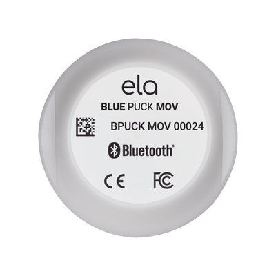 Sensor BLE de Movimiento y Vibración BLUEPUCK MOV — IP68, Acelerómetro 3 Ejes, Alcance 500m, Compatible Teltonika/Ruptela/TopFly