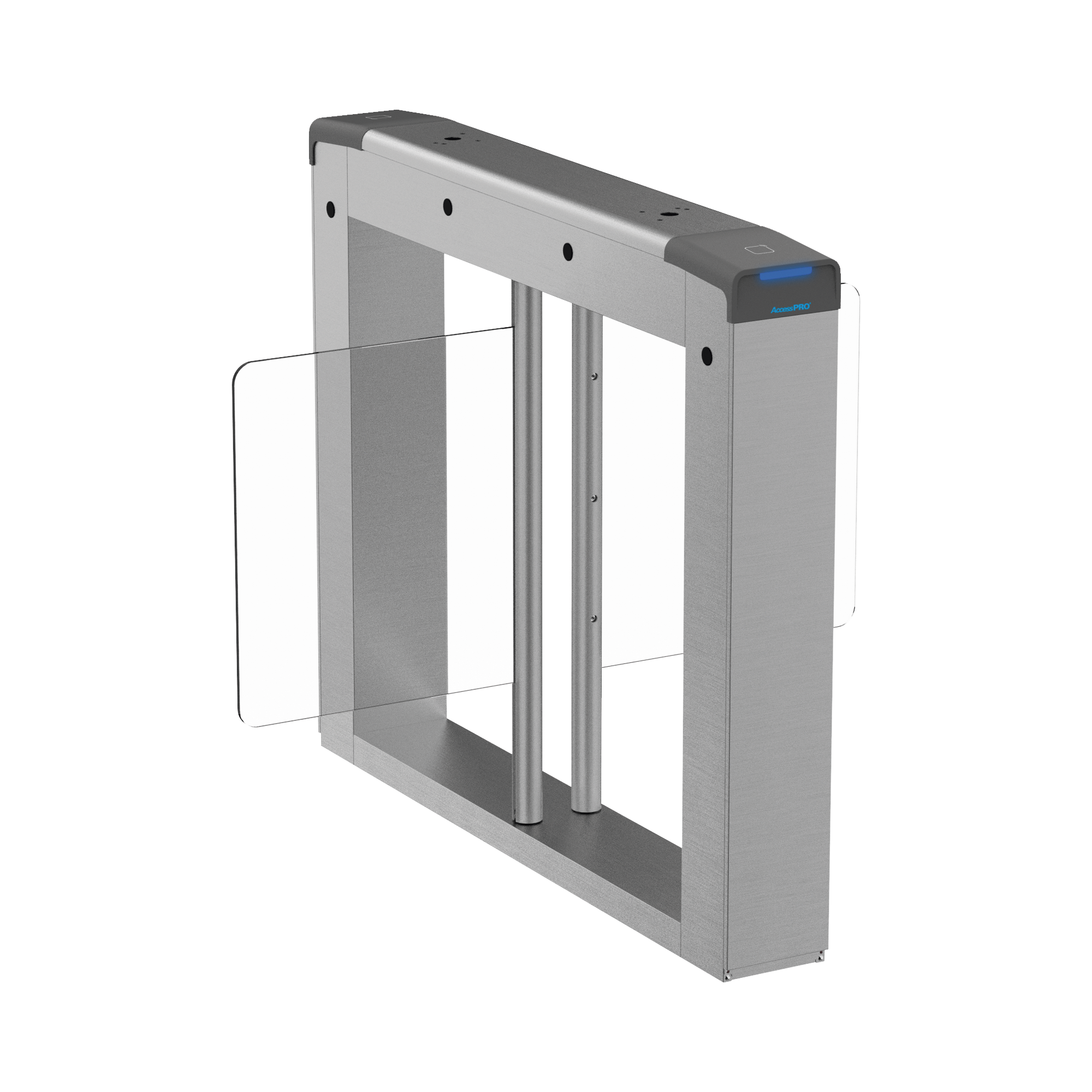 Torniquete Central para Añadir Carriles a AP-8000HD / Exterior / Acero Inoxidable SUS304 / Requiere AP-8000HD /  Perforaciones listas para montaje DS-KAB6ZU1 No Incluido