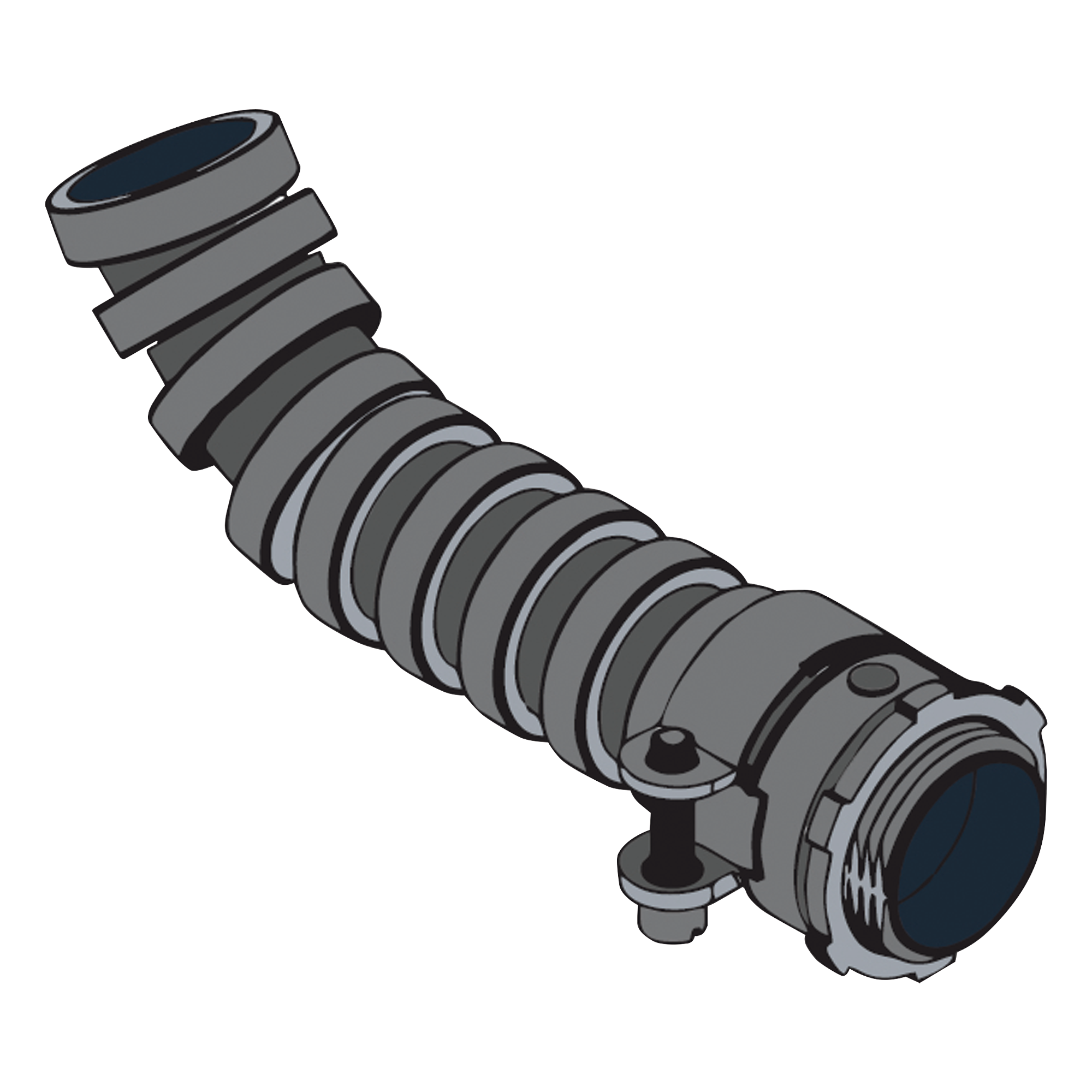 Tubo Flexible de 1/2" (13 mm) en Acero Galvanizado / Rollo con 20 m.
