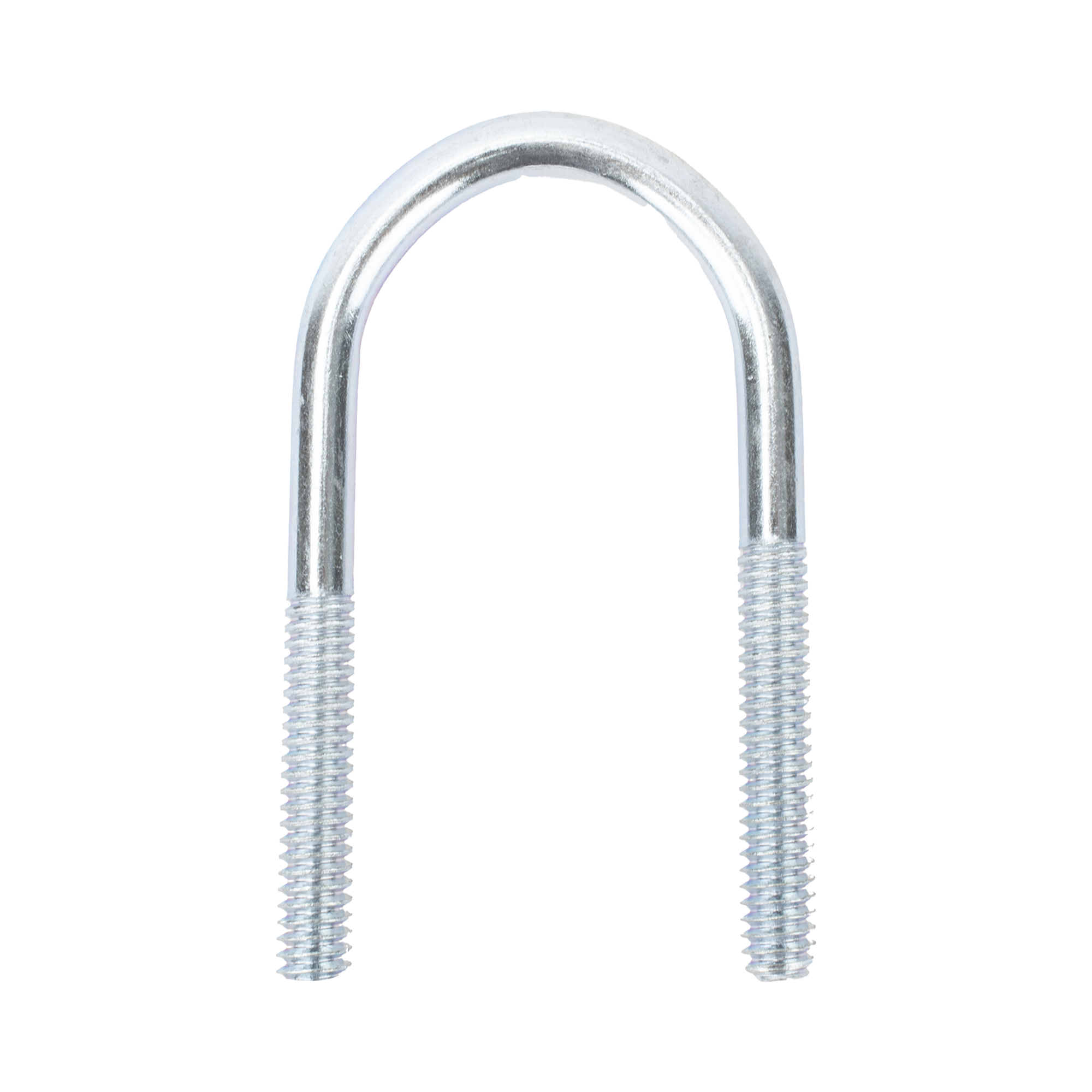 Abrazadera tipo U de 1 1/2", con acabado Electro Zinc, no incluye tuercas y arandelas