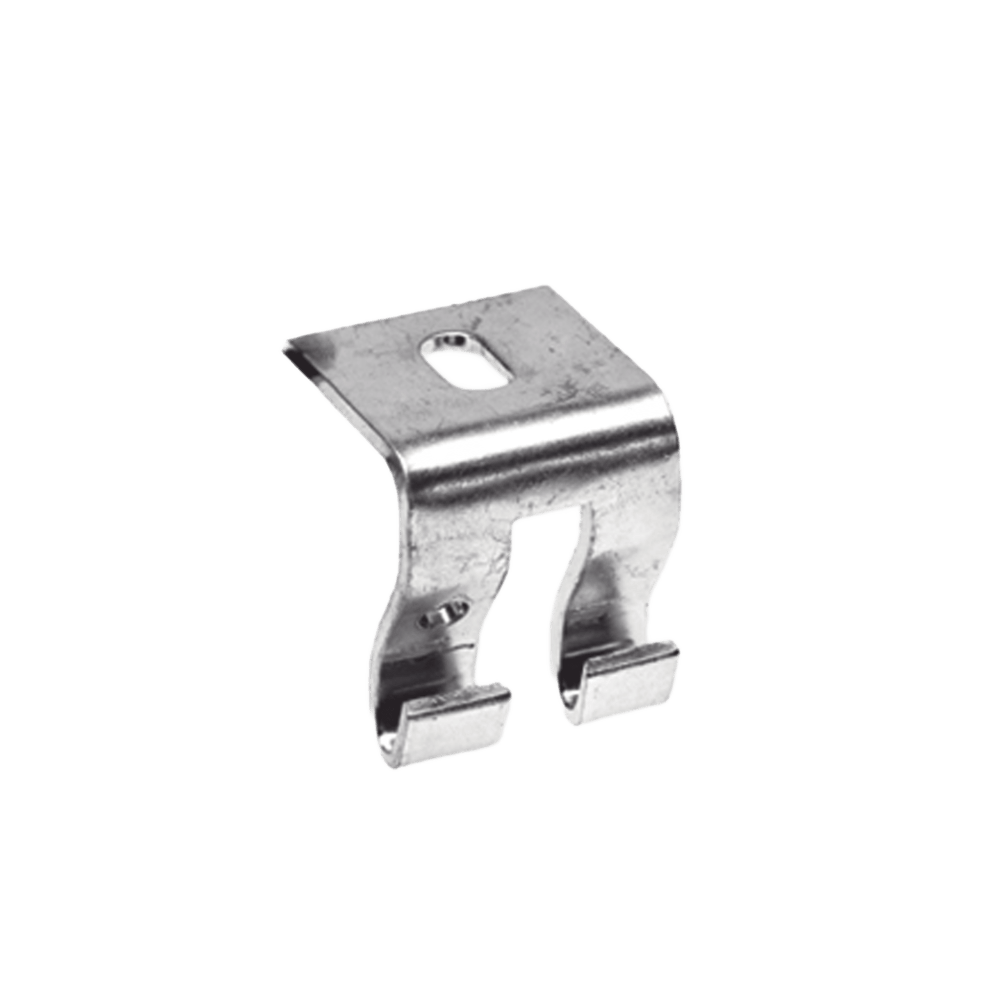 Grapa de Suspensión para Charola Tipo Malla / Acero al Carbón Calibre 12 (2.7 mm) / Anchos 50 mm a 300 mm (2 in a 11.8 in) / Múltiples Acabados: EZ, BM, GAC, EP, I304L, I316L / Certificación NOM-001-SEDE-2012, CFE 57100 / Norma