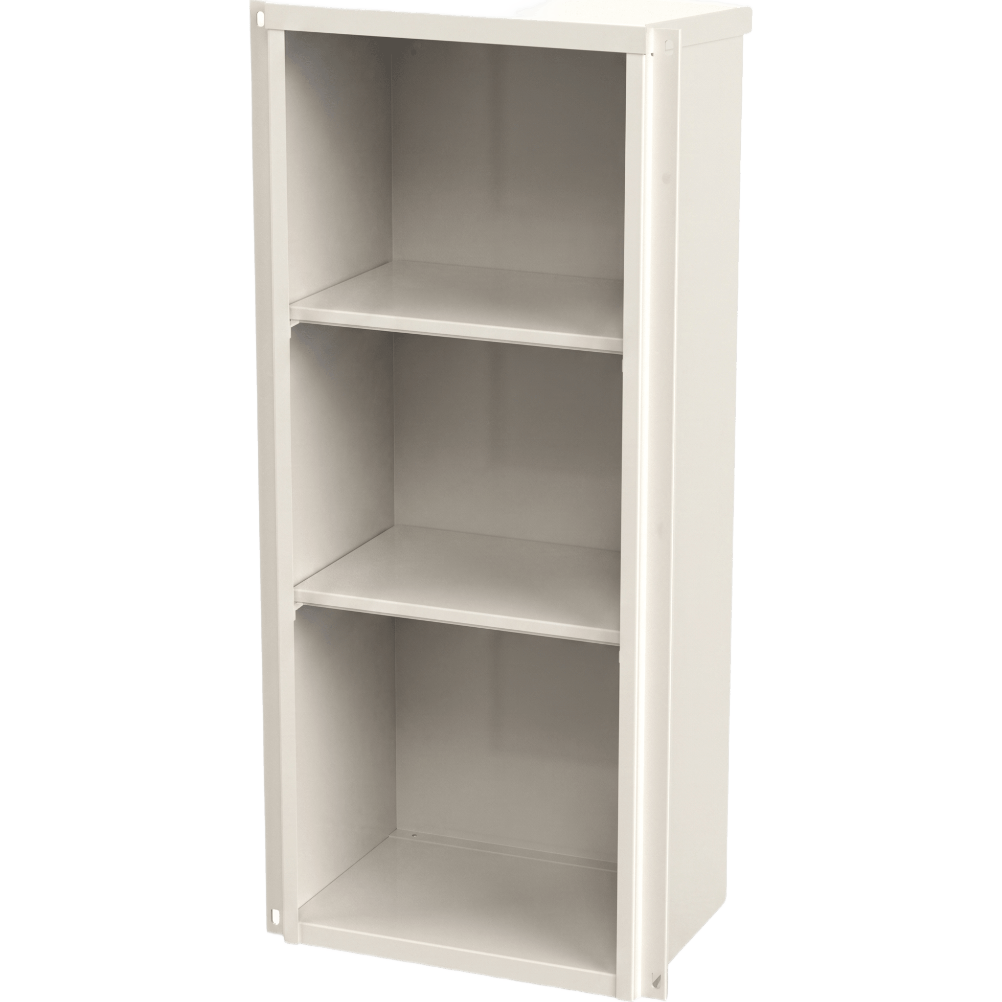 Gabinete Abierto de 3 Niveles / Sin Puerta / Uso Múltiple / Acero Galvanizado / 400 x 1060 x 300 mm