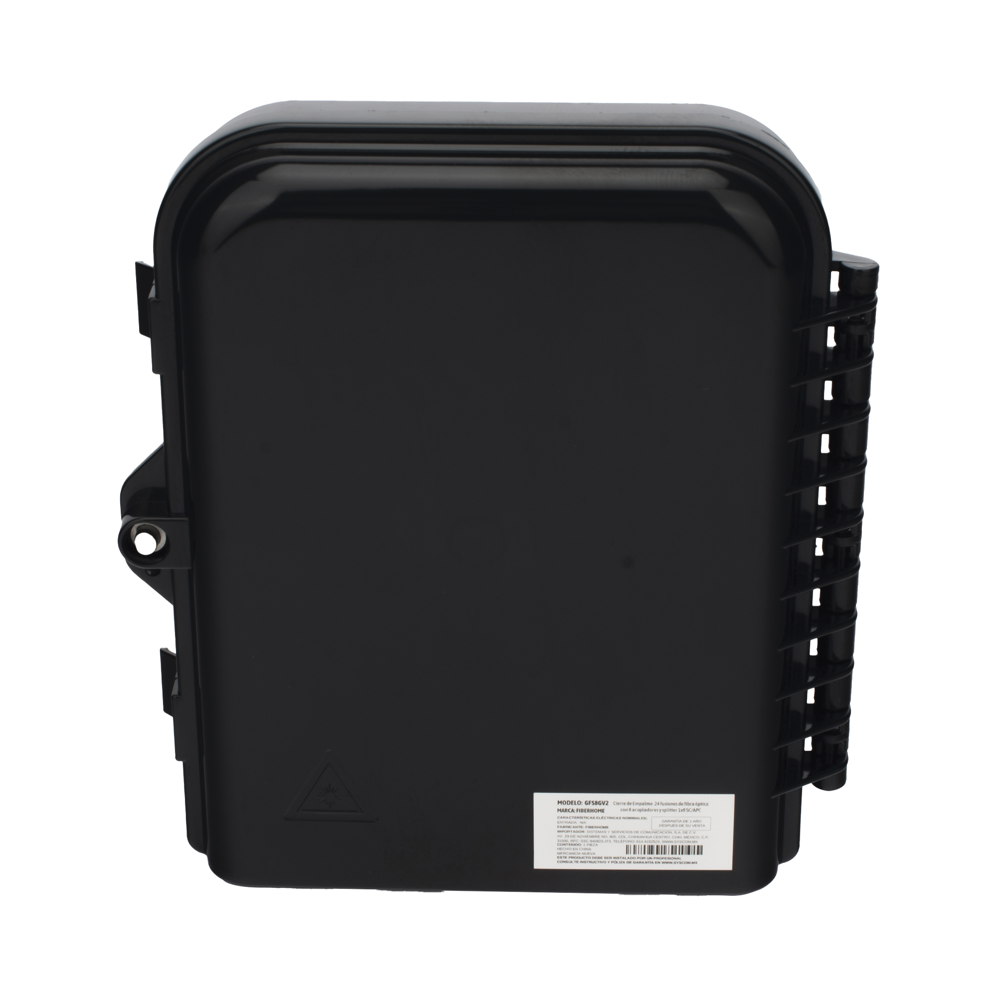 HUB Box Preconectorizada EASYCONN® de FiberHome para Exterior, IP68, Hasta 96 Empalmes, Incluye 2 Splitters 1*4