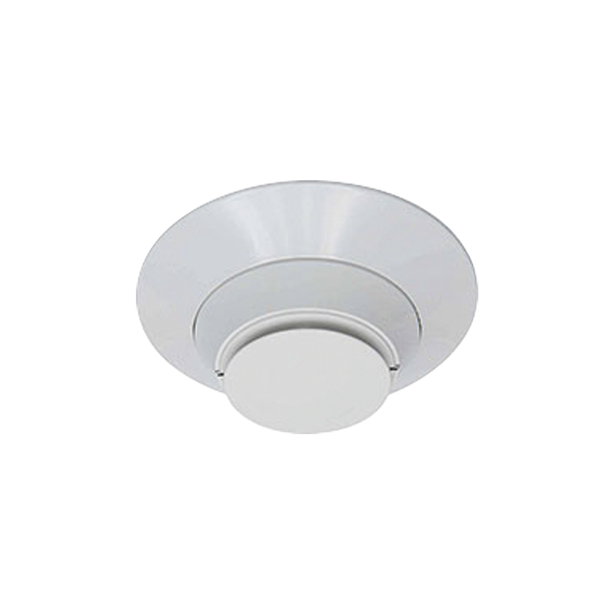 Detector de humo fotoeléctrico direccionable con sensor térmico, color blanco, incluye base de montaje 6"