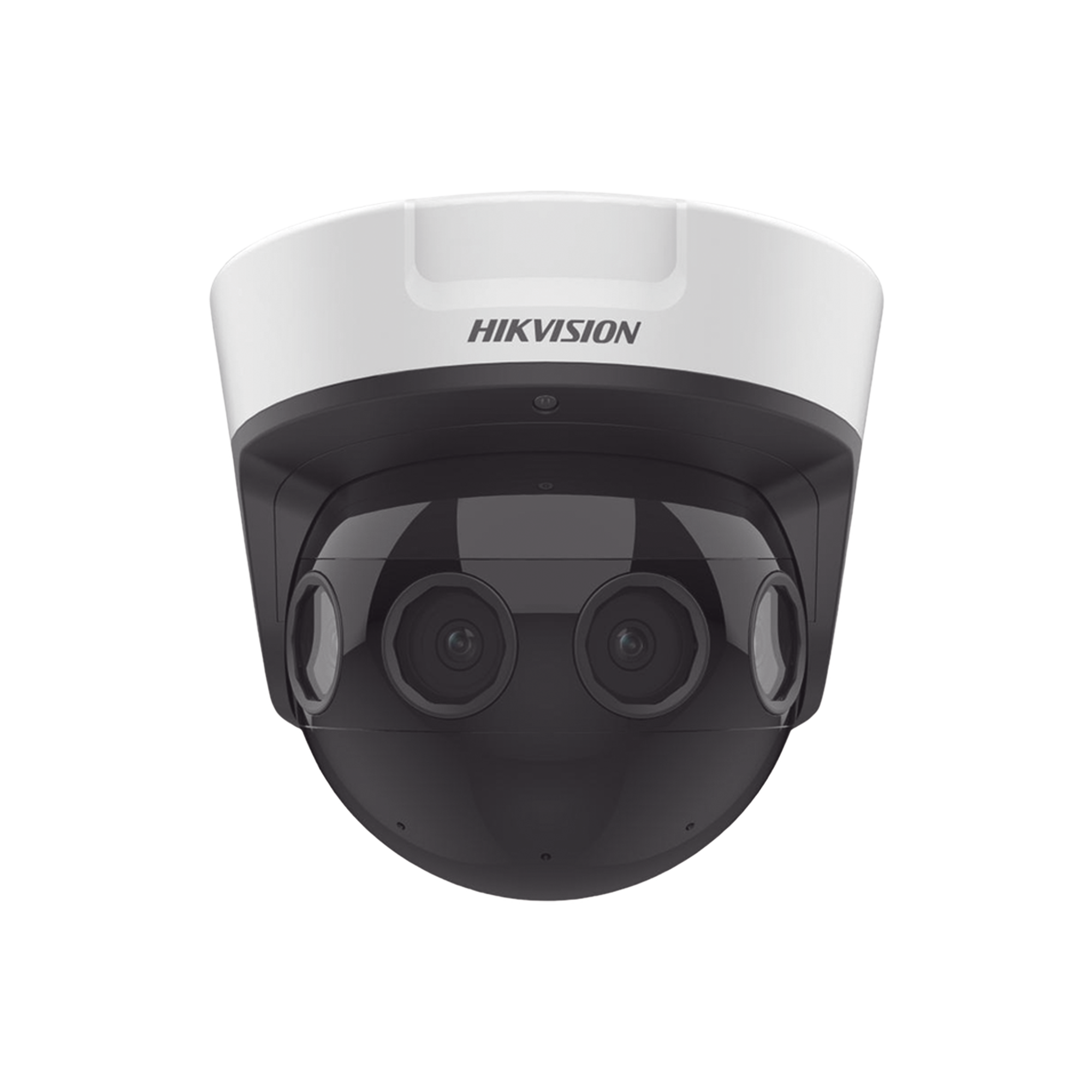 PanoVu Series / Vista Panorámica 180° / 32 Megapixel en Total / 4 Lentes 2.8 mm (4 Lentes 8 Megapixel) / 20 mts IR / Exterior IP67 / IK10 / 12 Vcc / PoE+ / Micro SD