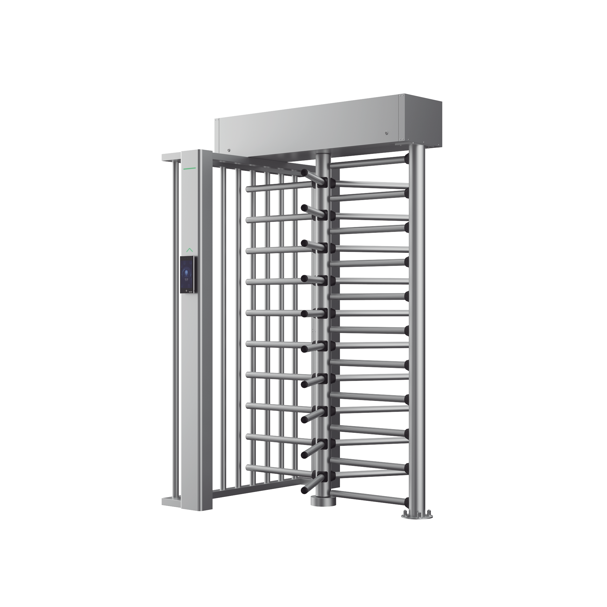 Torniquete de Cuerpo Completo Bidireccional / Exterior / Acero Inoxidable SUS304 / 3,000,000 MCBF / Rotación 120° / Paso 600 mm / Preparación para Terminal Facial