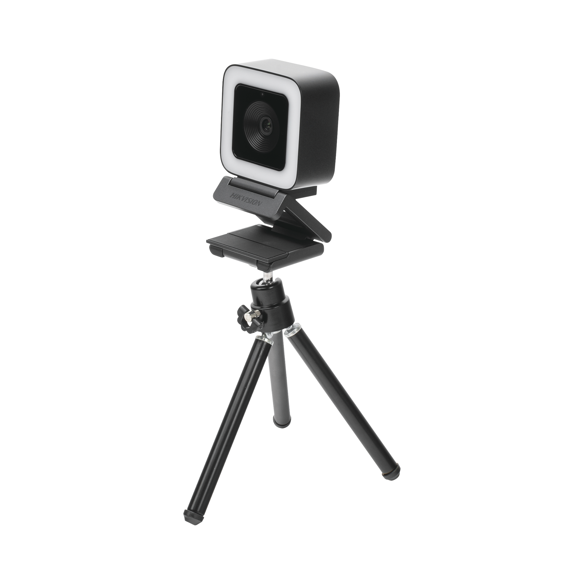 Cámara Web ALTA DEFINICIÓN (1080p) / Aro de Luz Interconstruido / Gran Angular / Micrófono Integrado / Conector USB de 2 mts / Fácil de Instalar / Reducción de Ruido Inteligente