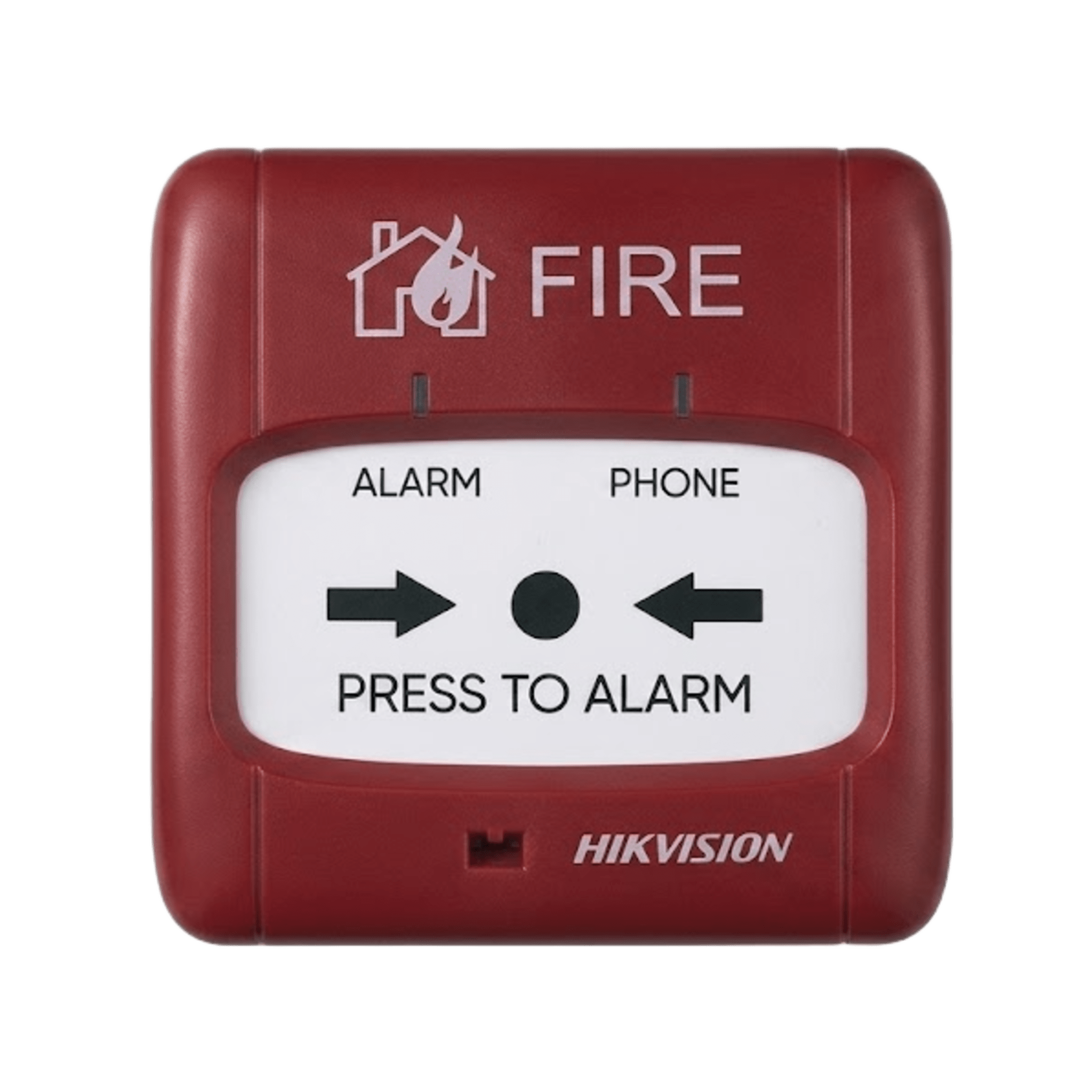 HIKVISION modelo: HF-CMP1 / Estacion Manual Convencional HikFire / Reset con Llave / 24VCD / 86x86 mm / Interior