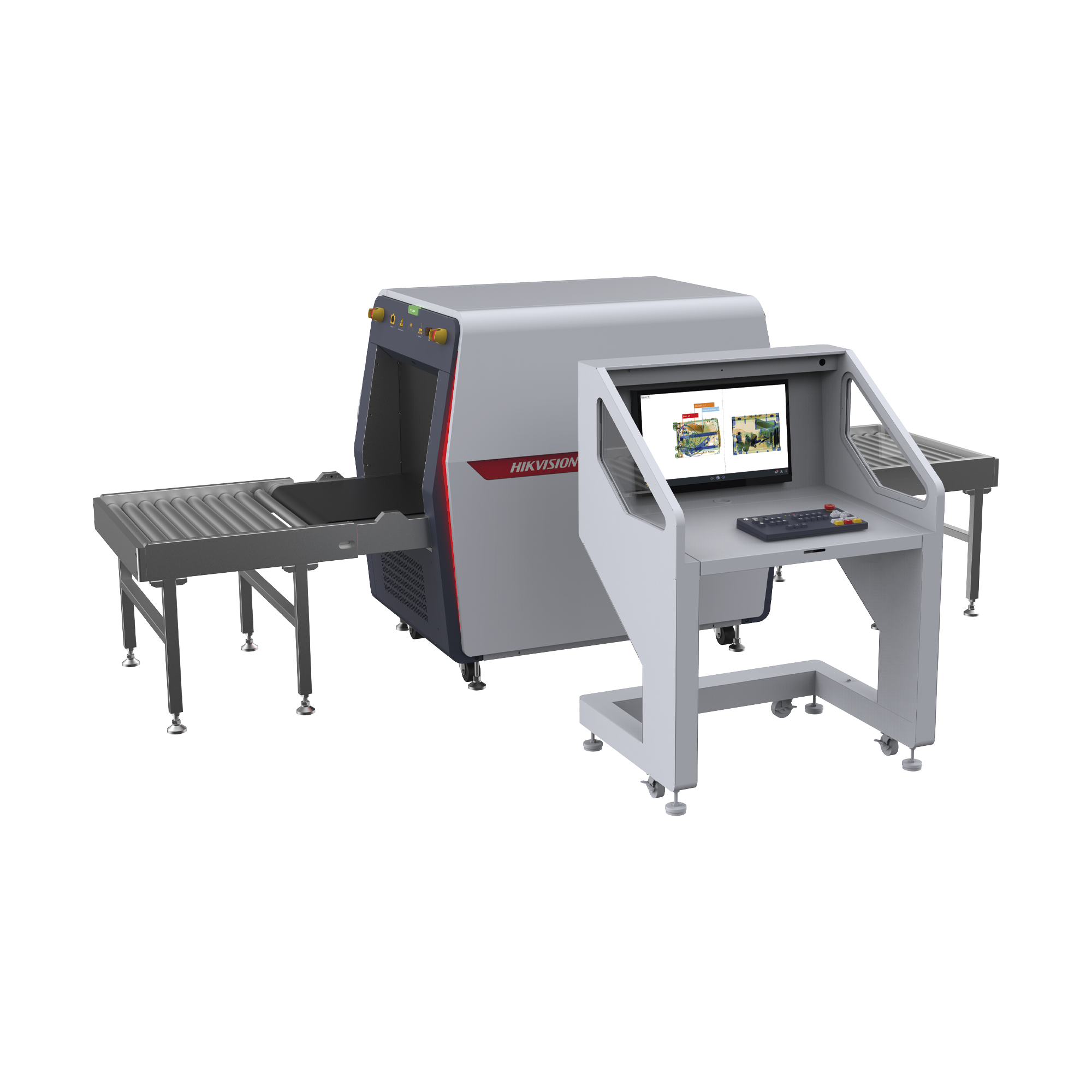 Máquina para Inspección por Rayos X con Algoritmo de Reconocimiento Inteligente para Equipaje de Mano / Túnel de 60 x 40 cms / 4 Cámaras Integradas de 2 Megapixel (+30 dias de Grabación)