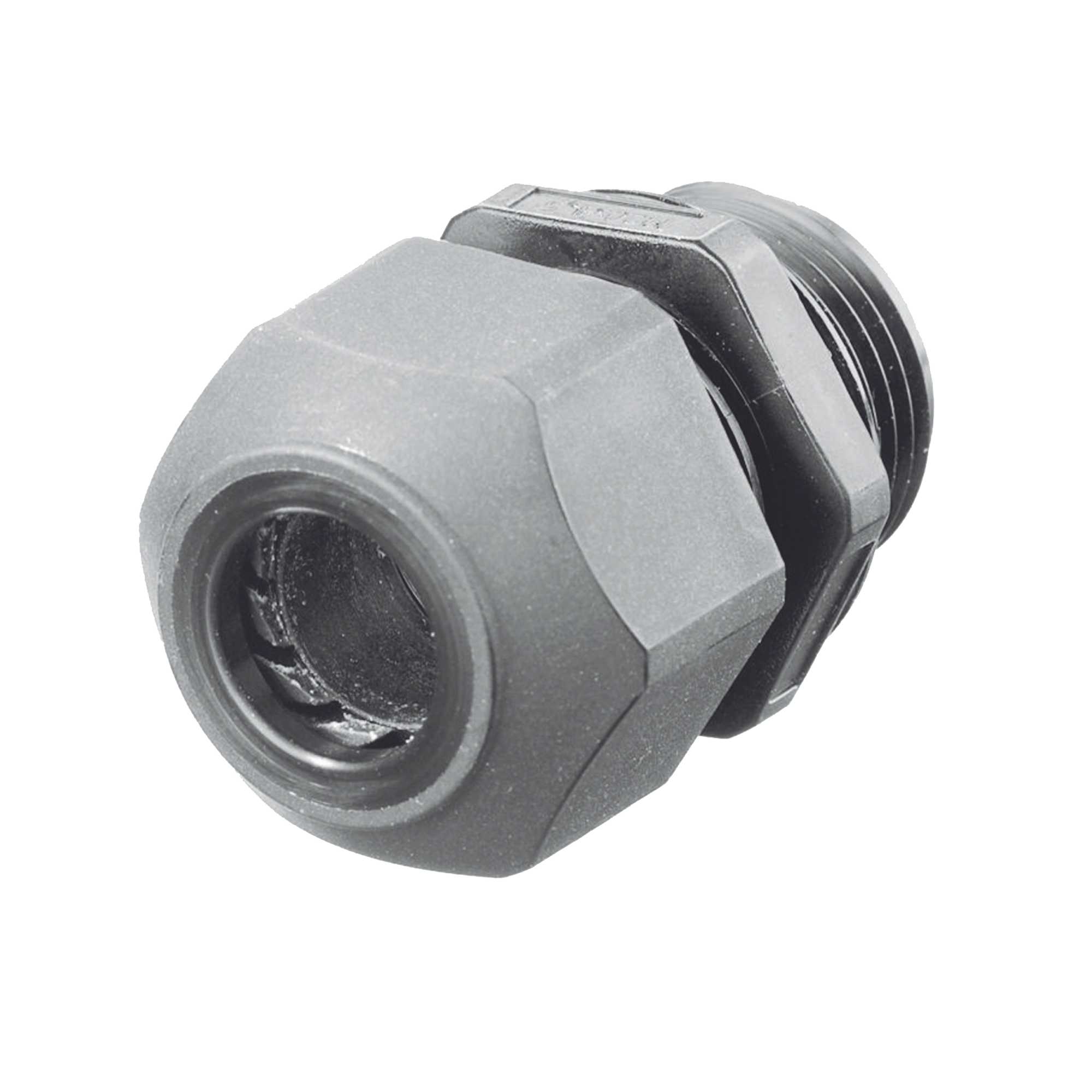 Conector de Cable, Estilo Europeo, para Conductores de 0.17" a 0.45", para Conduit 1/2",  Color Gris.
