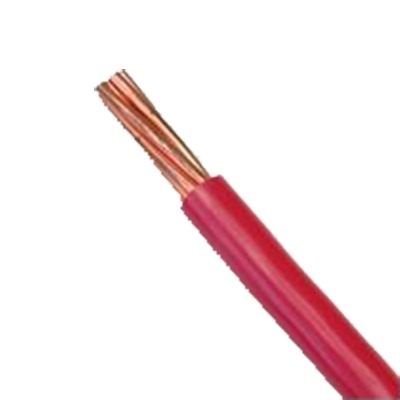 Cable 10 AWG Color Rojo, Conductor de Cobre Suave Cableado. Aislamiento de PVC, Auto Extinguible. (Venta por Metro)
