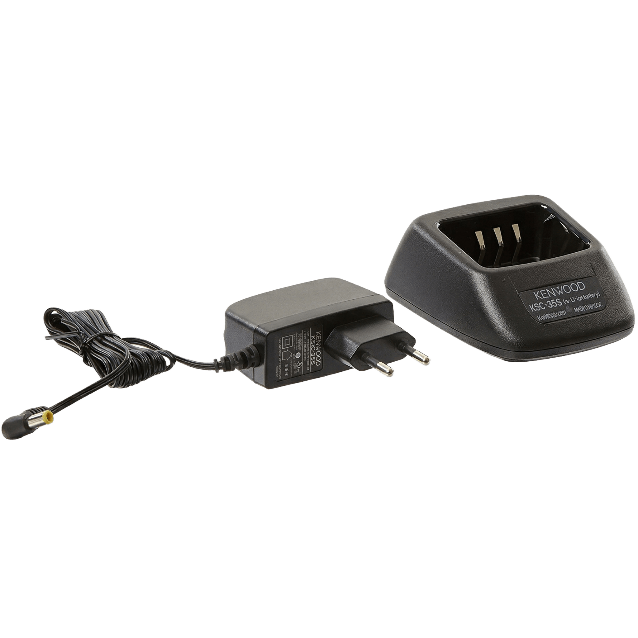 Cargador de escritorio con clavija europea para baterías KNB-45, KNB-63, KNB-65, KNB-69