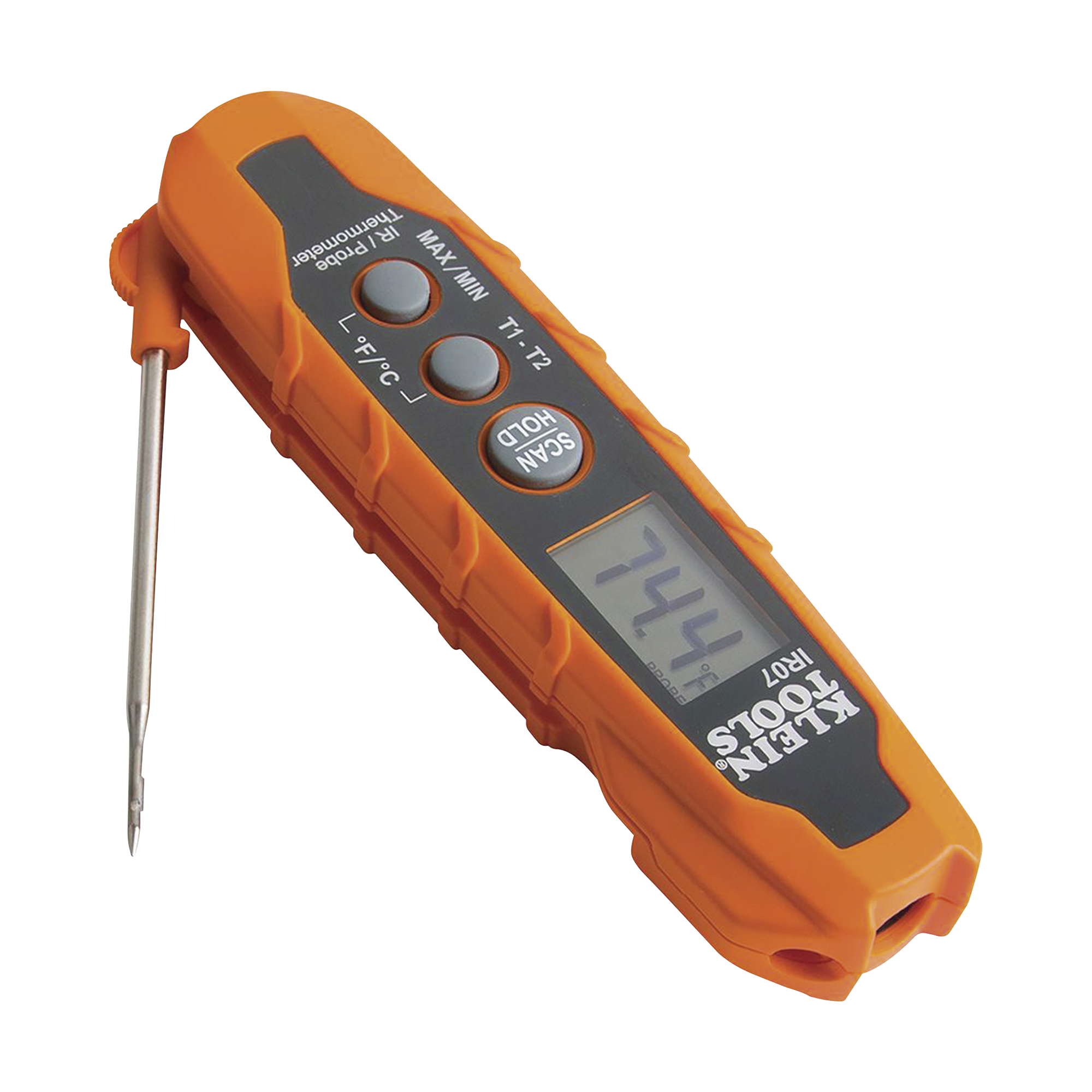 Termómetro Doble IR/Sonda con Medición ºC y ºF. Con Pantalla Retroiluminada