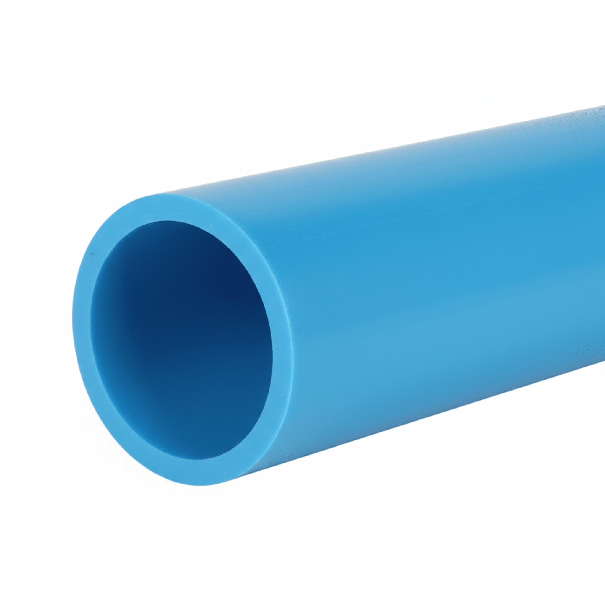 Ducto para Fibra Óptica 3/4" Liso RD11, Color Azul Cian Prelubricado, Rollo de 200 Metros