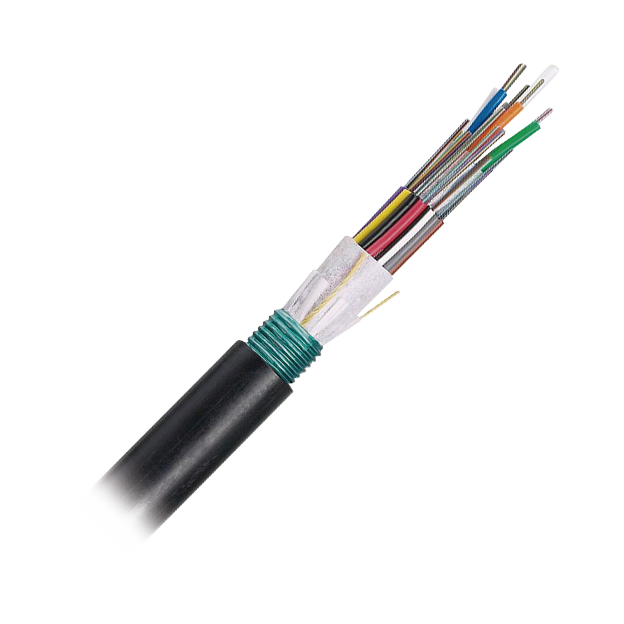 Cable de Fibra Óptica de 12 Hilos, OSP (Planta Externa), Armada, 250um, Monomodo OS2, Precio Por Metro