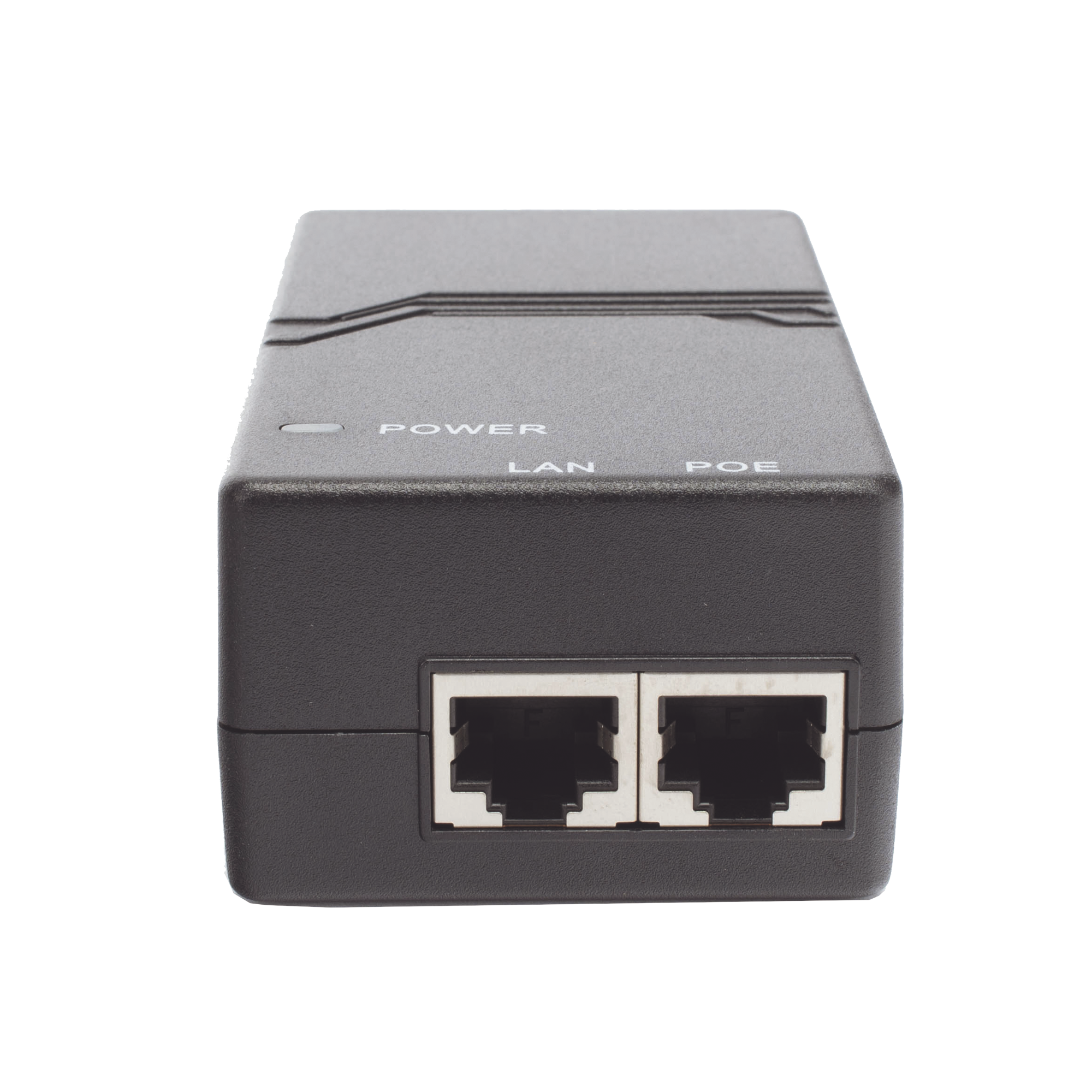 Inyector PoE / 802.3af 15W (50V 0.3A) / 2 Puertos Gigabit / Entrada Universal 100-240V AC / Conector IEC 60320 C5 / Detección Inteligente PD