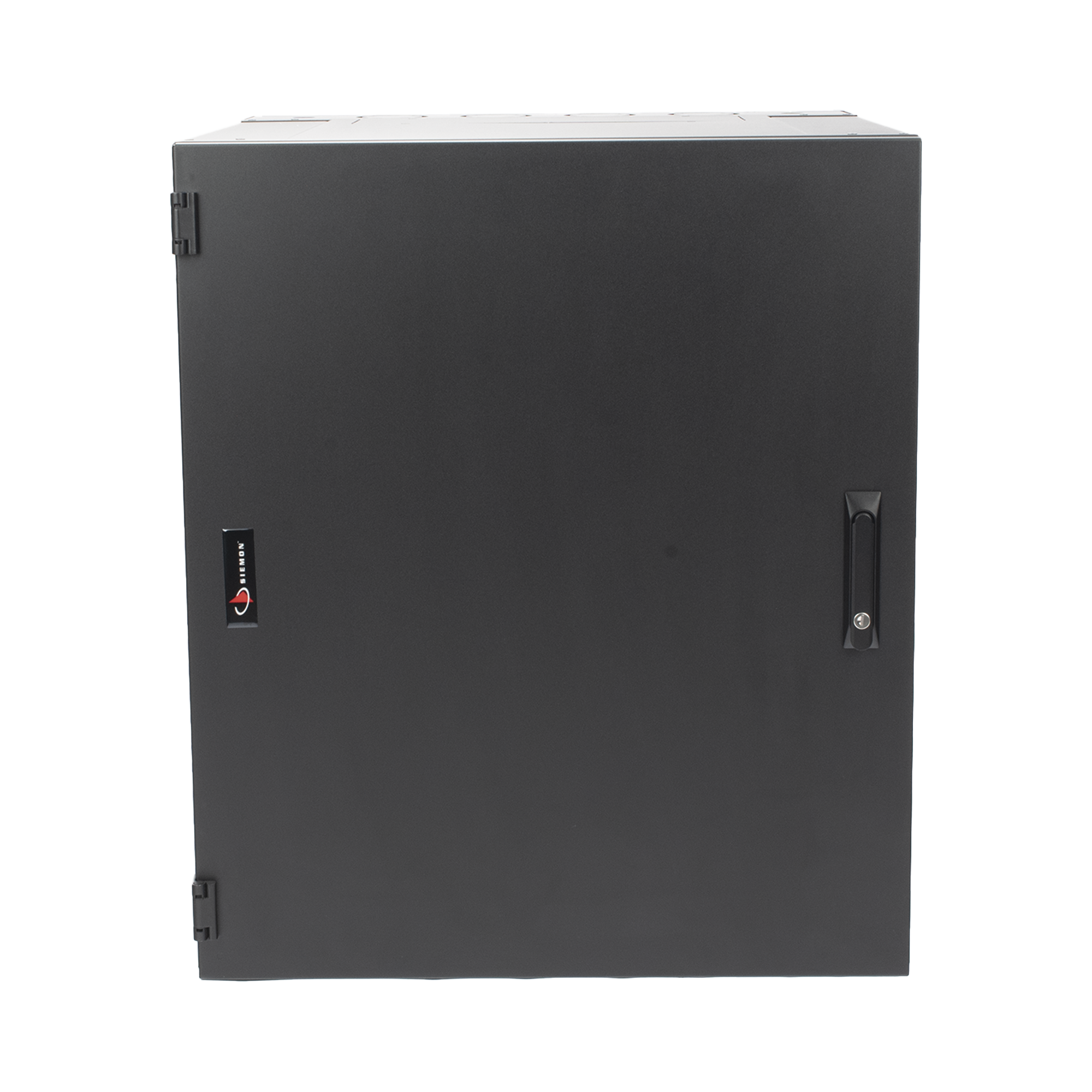 Gabinete de Montaje en Pared / Acero 14/16 Gauge / Capacidad 91 kg (200 lb) / 12U-24U / Profundidad 610-762 mm (24-30 in) / Puerta con Cerradura / Gestión de Cables / Cumplimiento EIA/ECA-310-E / UL 60950 / NEMA Tipo 1 / IP20