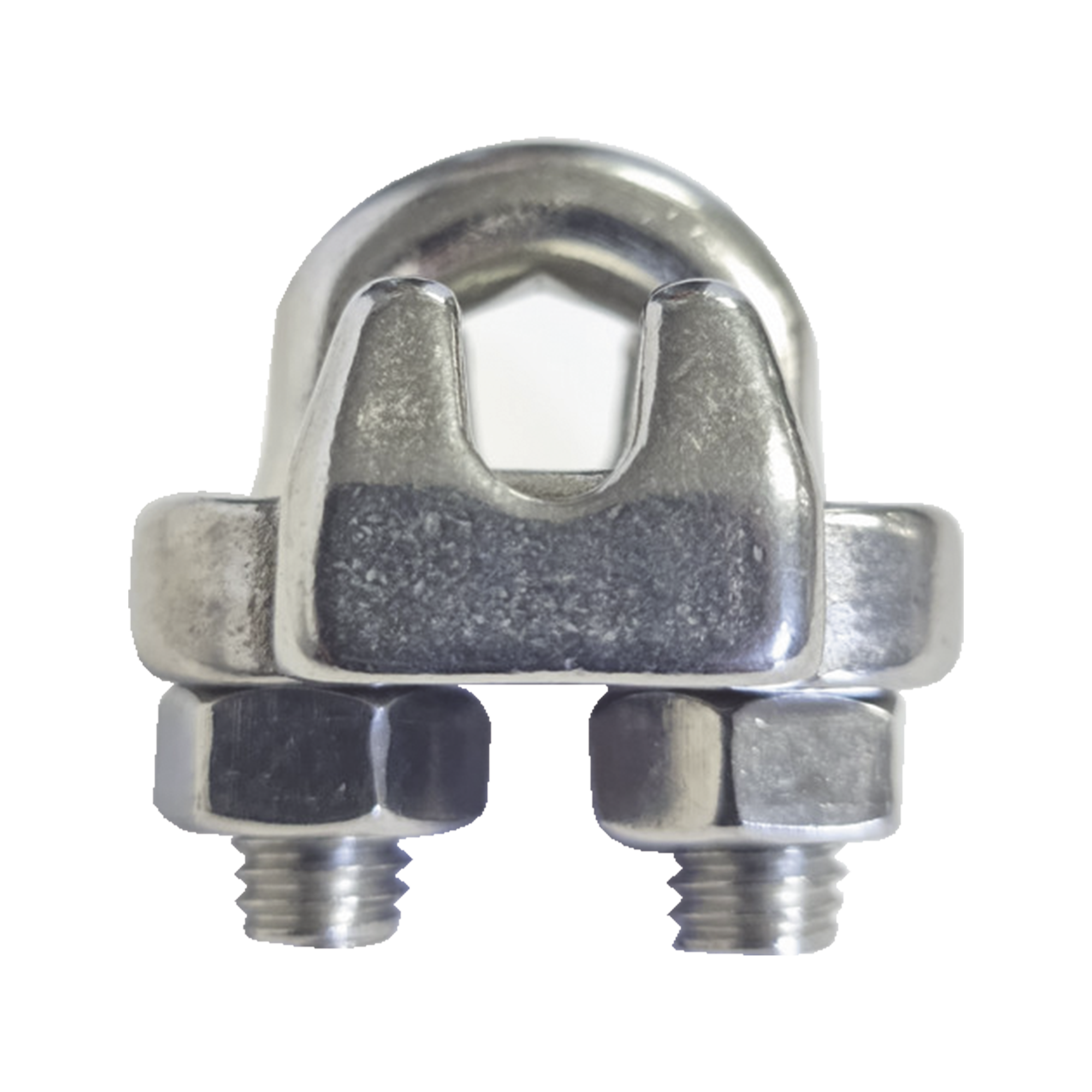 Nudo/ Perro/ Abrazadera Acero Forjado para Cable de 3/8", Acero Inoxidable.