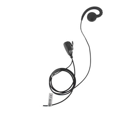 Micrófono de solapa con audífono ajustable al oído para Radios TE320 / TC-610P/TC-780