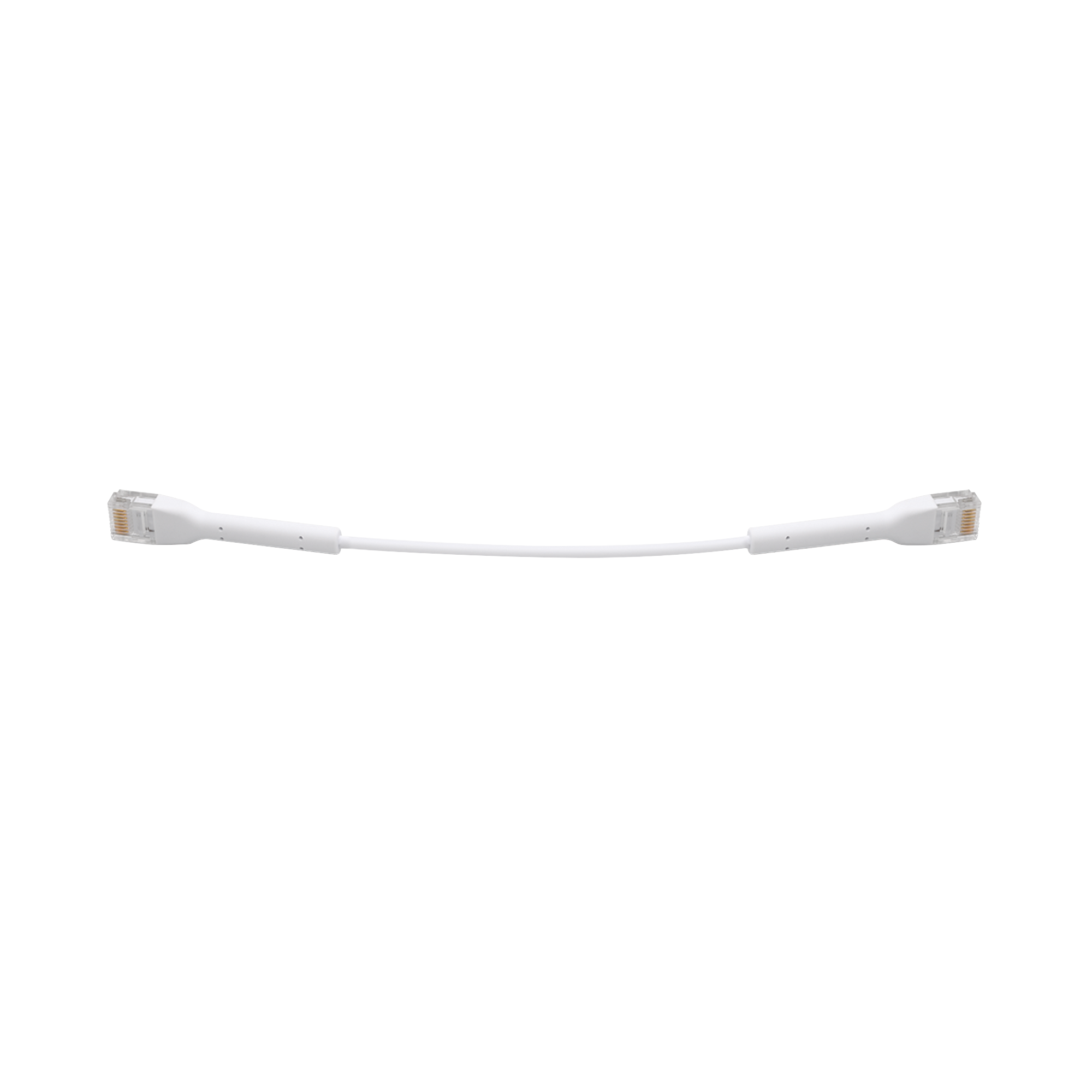 UniFi Ethernet Patch Cable Cat6 de 22 cm (8.66 pulgadas), Color Blanco