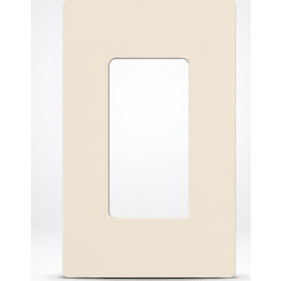 Tapa Color Light Almond para interruptor o dimmer Lutron, 1 gang, limpio y moderno