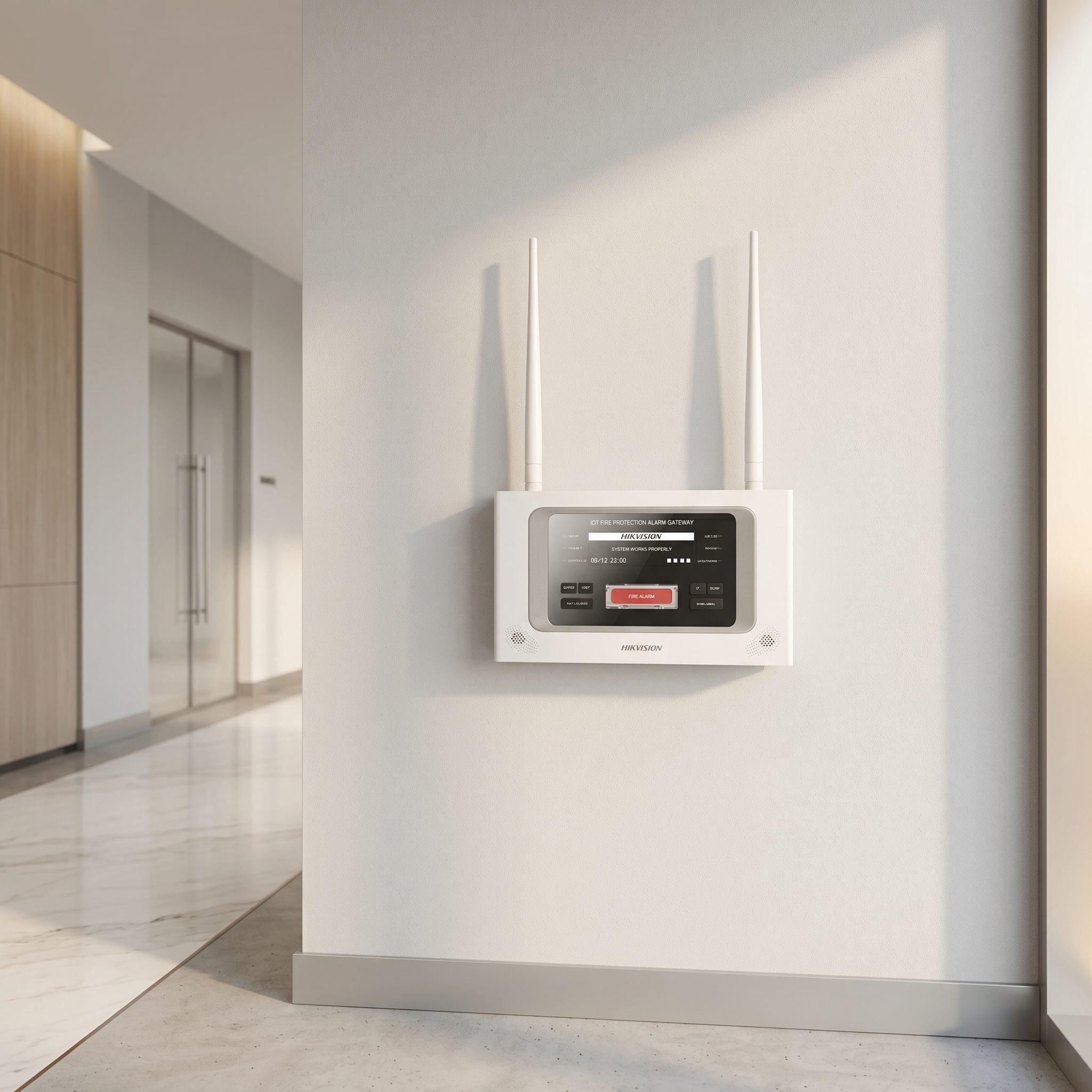 NP-FTG200 instalado en pared