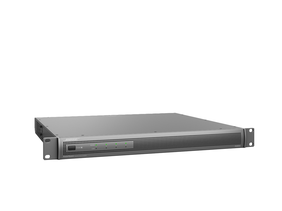 Panel frontal del amplificador