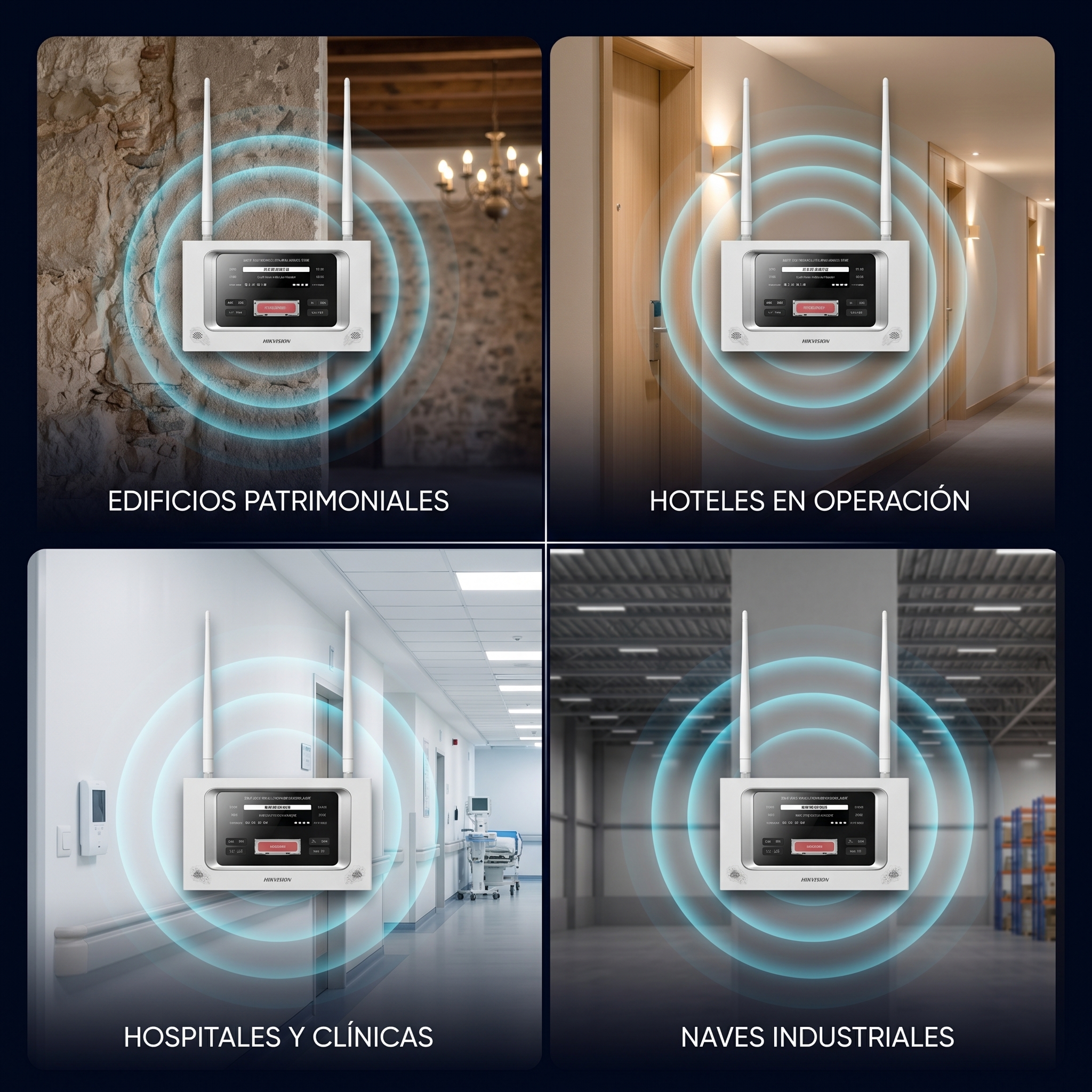 Aplicaciones del NP-FTG200 en edificios patrimoniales&comma; hoteles&comma; hospitales y naves industriales