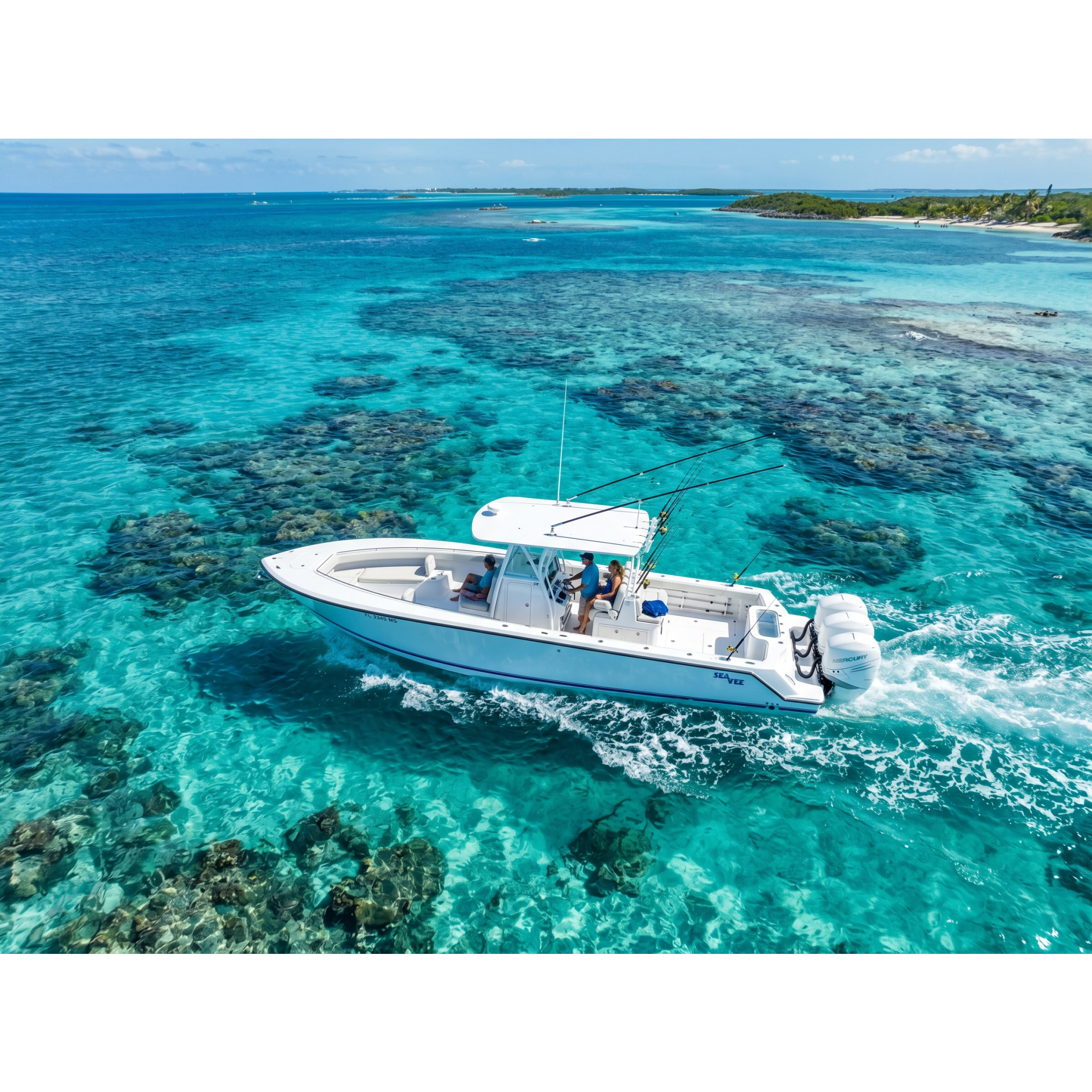 Sport fishing con radar ICOM